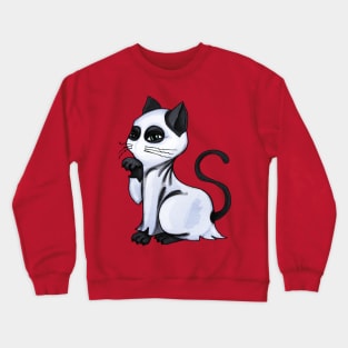 Ghost cat Crewneck Sweatshirt